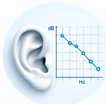 Valutazione audiologica: orecchio e rappresentazione dell’audiogramma